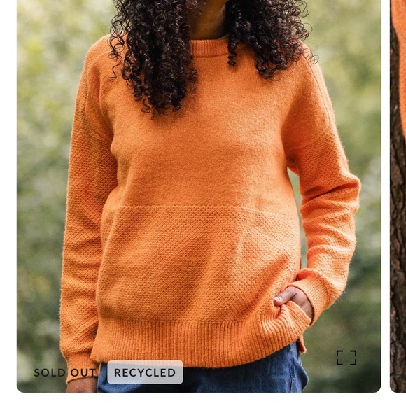 Passenger Clothing Orange Cove Recycled Knitted Sweater - Picture 3 of 7